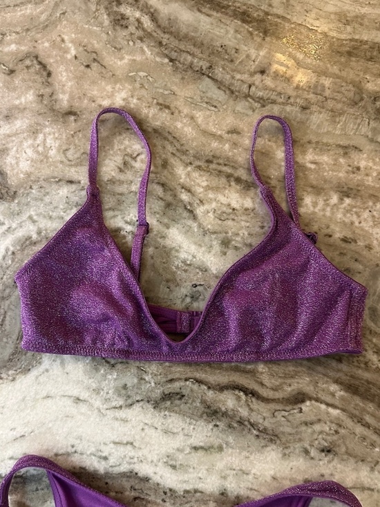 triangl swimwear Other - Triangl deep scoop sparkle bikini top Size Medium